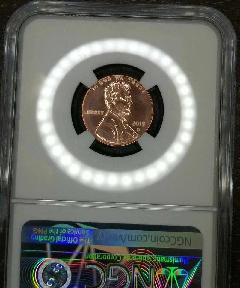 2019D Lincoln Cent (From Uncirculated Coin Set) MS65 RD PL FDI NGC 1st Label 006 - Image 3 of 3