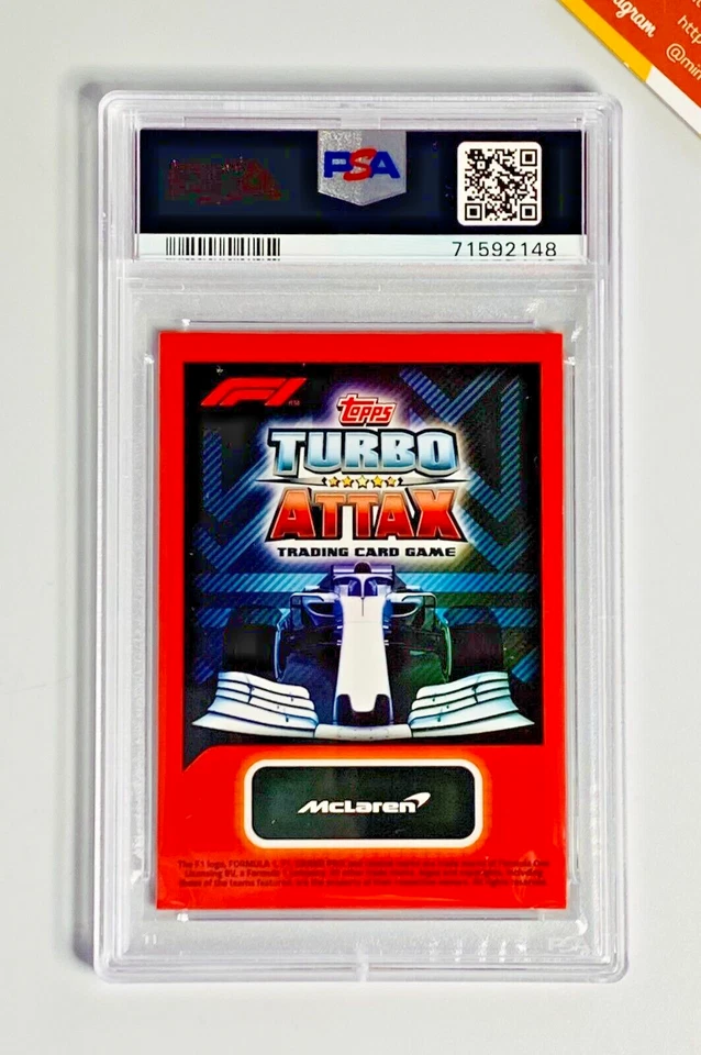 Topps PSA 9 Formula 1 F1 Turbo Attax Lando Norris #161 2020 - Image 2 of 2