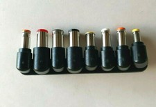 8Pcs Universal Laptop DC Power Supply Charger Plug Jack Connector