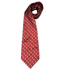 Vintage Polo Ralph Lauren Silk Necktie Mens Red Paisley USA Made Dressy Casual