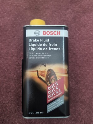 Bosch ESI6-32N Brake Fluid Direct Replacement for DOT 3, DOT 4, and DOT 5.1 1Qt