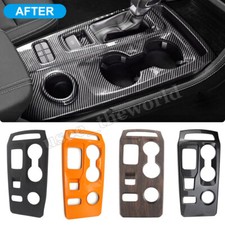 Alcantara Gear Shift Panel Frame Cover Trim For Ford Ranger Raptor 2023-2026 Alcantara Gear Shift Panel Frame Cover Trim For Ford Ranger Raptor 2023-2026