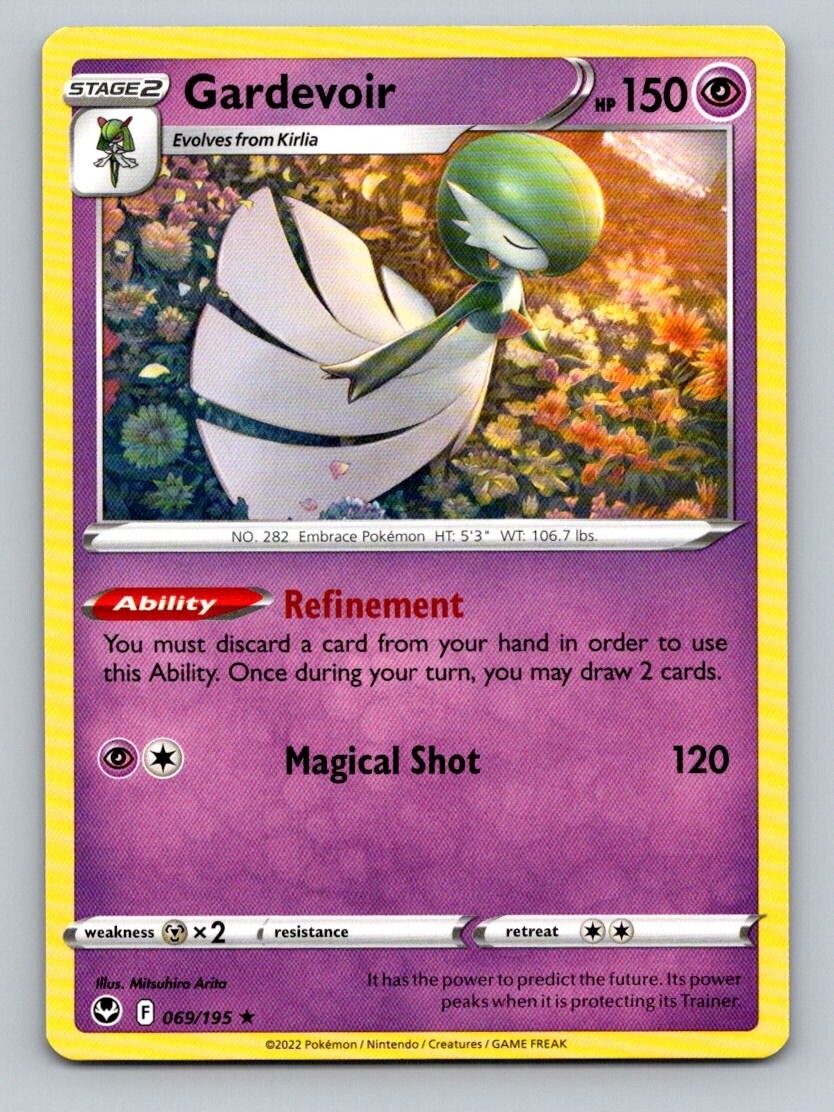 2022 Pokemon Card Silver Tempest Gardevoir 69/195
