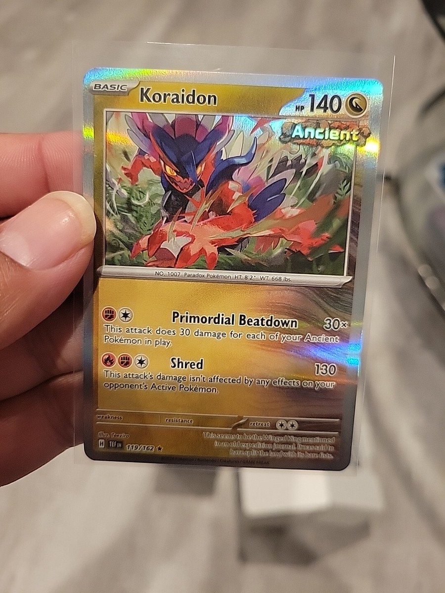koraidon holo pokemon card value Amazon.com: Miraidon & Koraidon - Scarlet & Violet - SVP013 - SVP014 -  Black Star Promo Pokemon Card Lot