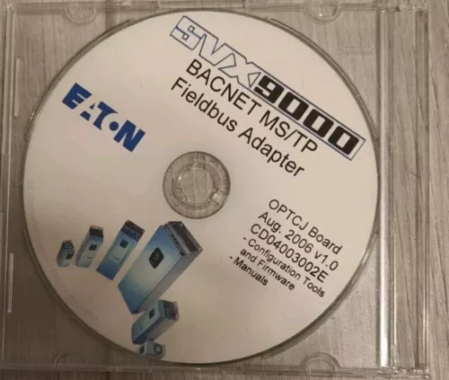 EATON SVX9000 BACNET MS/TP Fieldbus Adapter OPTCJ Board  FIRMWARE CD v1.0 (2006)