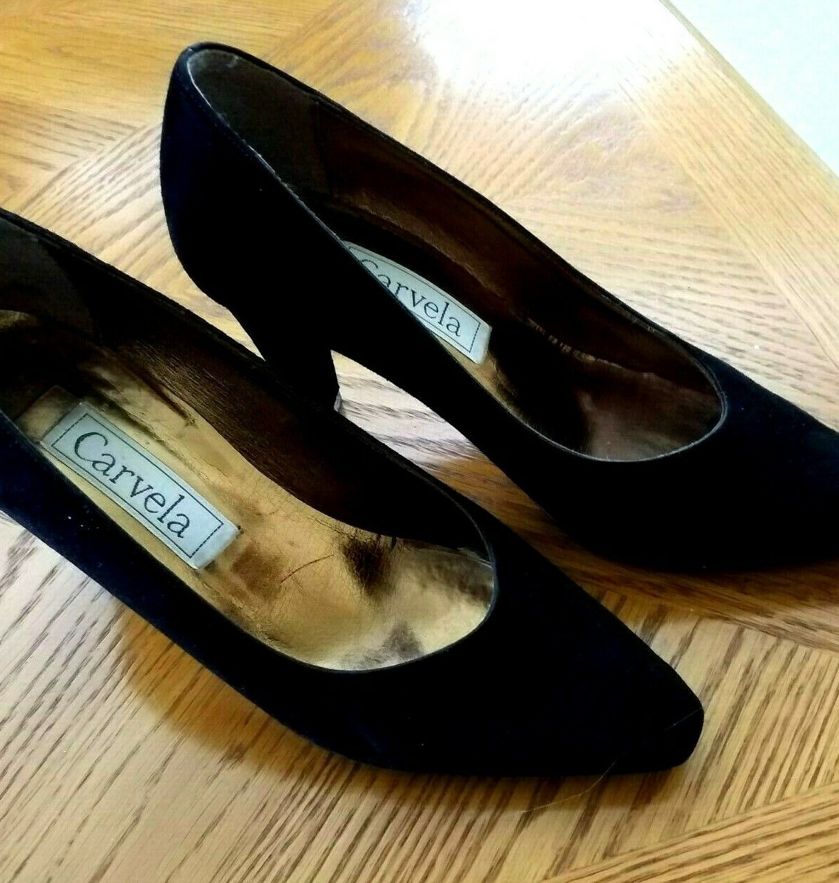 Купить CARVELA/KURT GEIGER BLACK SUEDE CLASSIC PUMP/SHOES-SIZE 6 USA-WORN  на Аукцион из Америки с доставкой в Россию, Украину, Казахстан