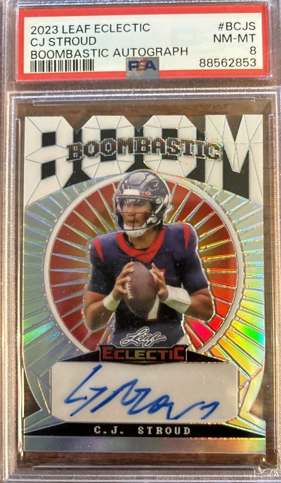 CJ Stroud Leaf Eclectic Boombastic Autographs #BCJS Base