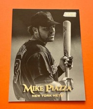 2019 Topps Stadium Club Black & White #120 Mike Piazza -Tough 1:48 Odds NY Mets