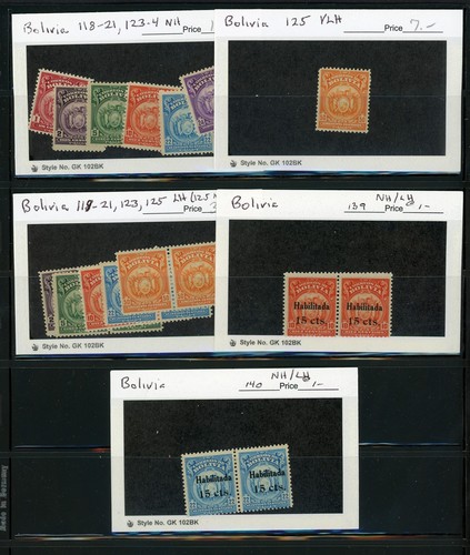 BOLIVIA Selections: Small Early Assortment #7 - SEE SCAN - $$$