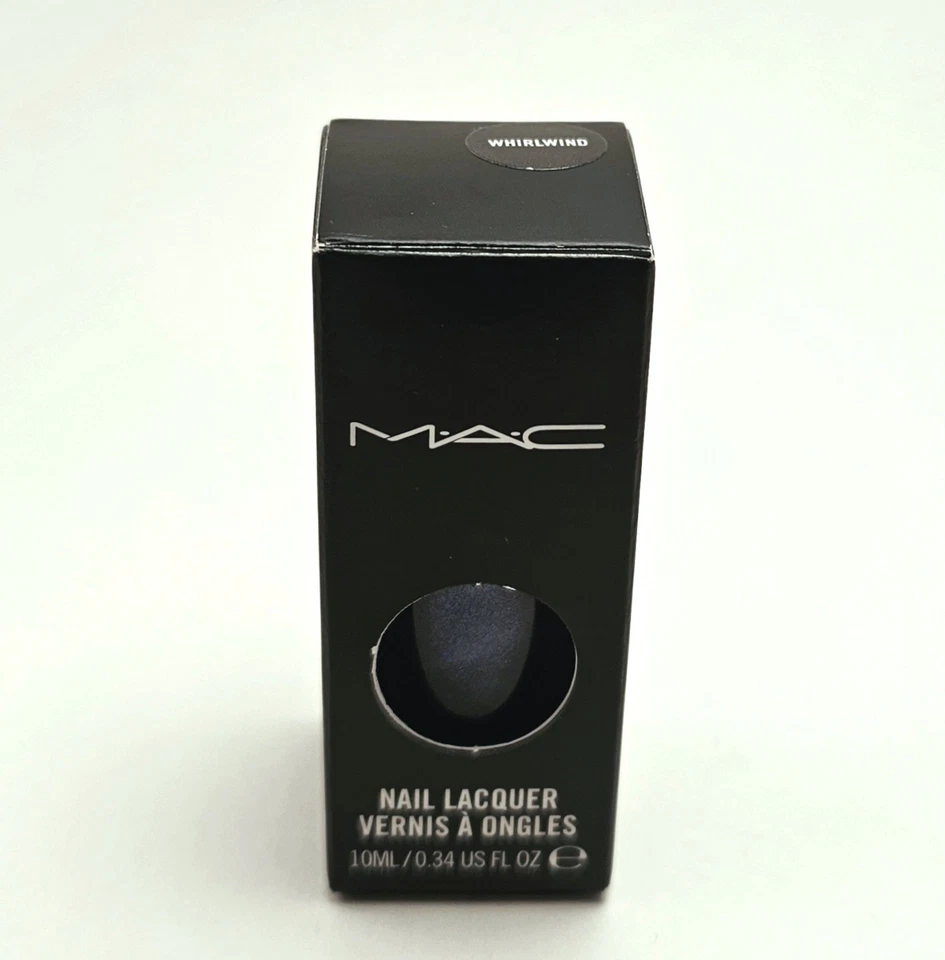 MAC Blue Storm NAIL LACQUER WHIRLWIND Polish Royal Blue Green Purple LE NIB RARE - Image 2 of 2