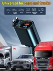 Retractable 240W/120W Car Charger Fast Charging USB C Cable Adapter Phone 