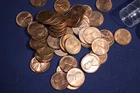 Lincoln Wheat Ear Cent Roll of 50 AU/Uncirculated 1950's