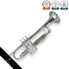 Burbank 3 Star ML Silver Trumpet Elden Benji Vintage 1930s