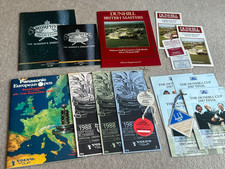 Golf Programmes, Admission Badges & Draw Sheets 1980's & 90's, European Open etc