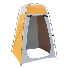 Pop Up Privacy Shower Tent 6ft Dressing Room Toilet Tent for Camping Beach Q3U3