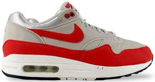 Nike Air Max 1 Golf NRG Shoe Safari White/Habanero Red Men Size 7