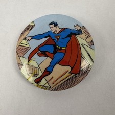 1980’s Superman Pinback DC Comics Made In USA 1 3/4”