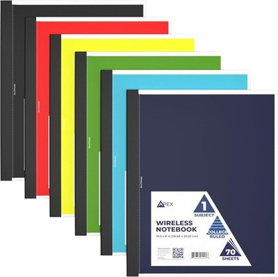 E-CLIPS  Non Spiral Notebooks Colle Ruled Notebooks Non Spiral Bulk