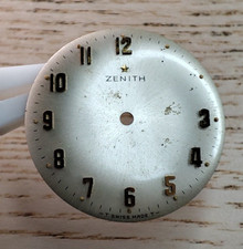 Quadrante orologio Zenith 28,9 mm quadrante vintage da restaurare