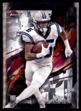 2024 Topps Finest Common JaTavion Sanders Carolina 83 Rookie Card