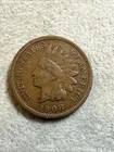 1908 S Indian Head Cent Penny F Fine Key Date Nice Coin See Pics 8081