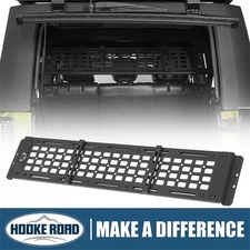Hooke Road Rear Overhead Storage MOLLE Panel For 2007-2018 Jeep Wrangler JK 4Dr