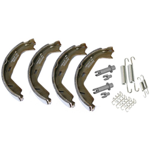 For Volvo S60 (2000-10) Handbrake Shoes - Springs + Adjusters Kit