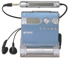 Sony MZ-N910 L MD Walkman Blue MiniDisc Player Portable Audio Japan