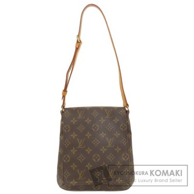 Louis Vuitton Musette Salsa Shoulder Bag Monogram Canvas Brown Women's Pre-owned