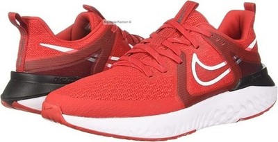 Nike Men's Legend React 2 Running Sneaker University Red/White AT1368-600 11 (M)