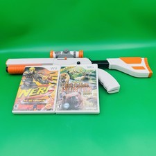 Wii Shotgun Controller Bundle Cabela’s Big Game Hunter 2012 & Nerf CIB - TESTED