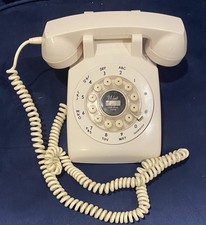 Vintage White Crosley Telephone Model CR-58 Push Button Desk Phone 2003-Tested