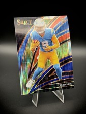 2025 Panini Select - Club Tre Harris #201 Red & Blue Shock Prizm (RC)