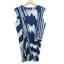 PLEATS PLEASE - PP51JT702/3 Light Blue Navy Women's Dress