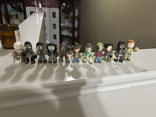 11 The Walking Dead Funko Pop Mini Figures Lot Bundle