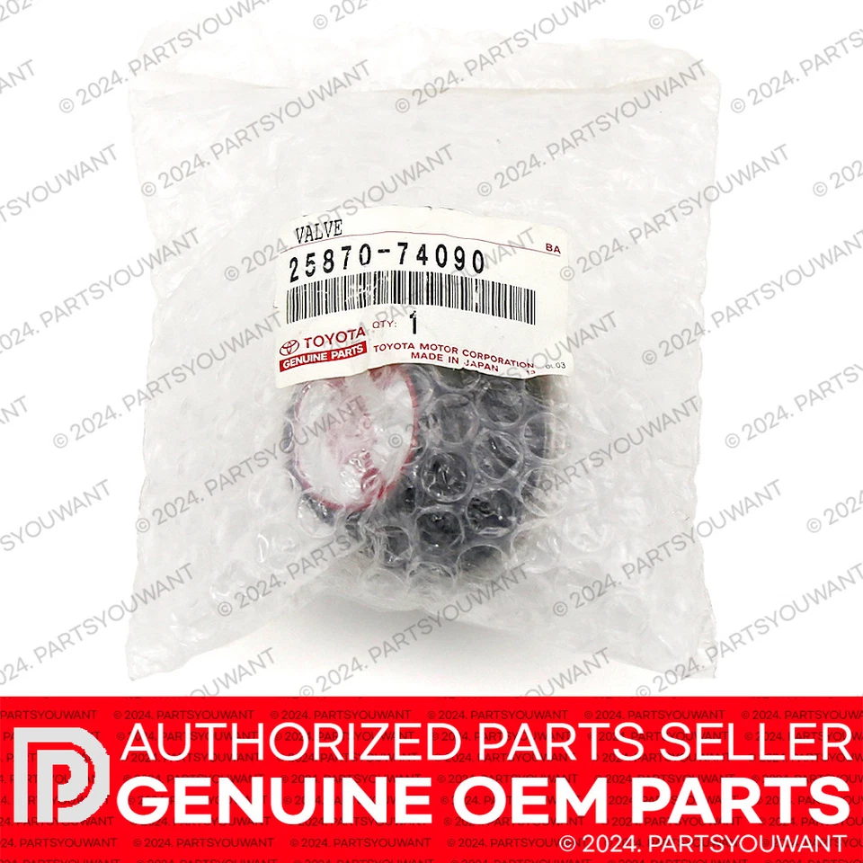 GENUINE Toyota Factory OEM Modulator Vacuum EGR Valve 25870-74090 / 2587074090 - Image 2 of 4