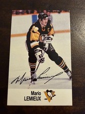 1988-89 Mario Lemieux Esso NHL All Star Collection hockey card - Penguins