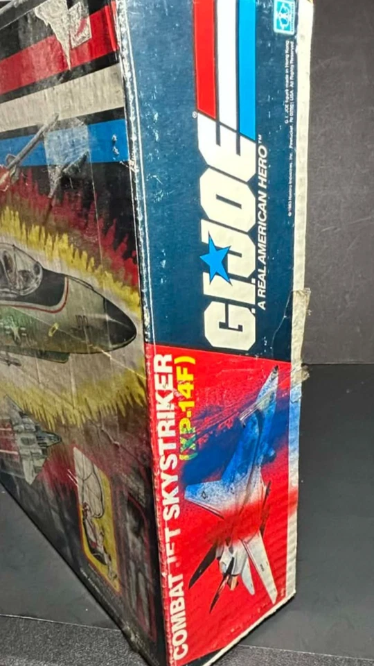 Combat Jet Skystriker Gi Joe ARAH Hasbro 1983 Completo En Caja Original De Colección Foto 3 de 4