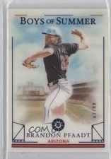 2024 Panini Boys of Summer Blue 62/99 Brandon Pfaadt #55 5y7