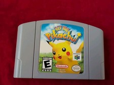 Nintendo 64 Pikachu Action Game Hey You Pikachu!
