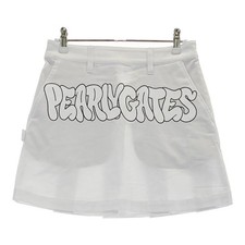 SIZE:00 PEARLY GATES 2024 Model Stretch Skirt White 240101566556 Used STST-0