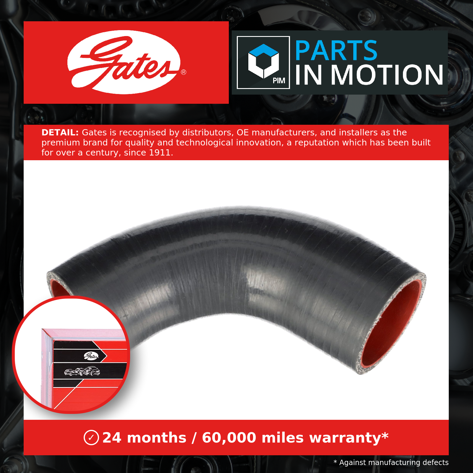 2x ✅Fits GATES GAT09-0545 Charge Air Hose GAT09-0545 Intercooler hos ⭐UK Seller⭐ - Image 18