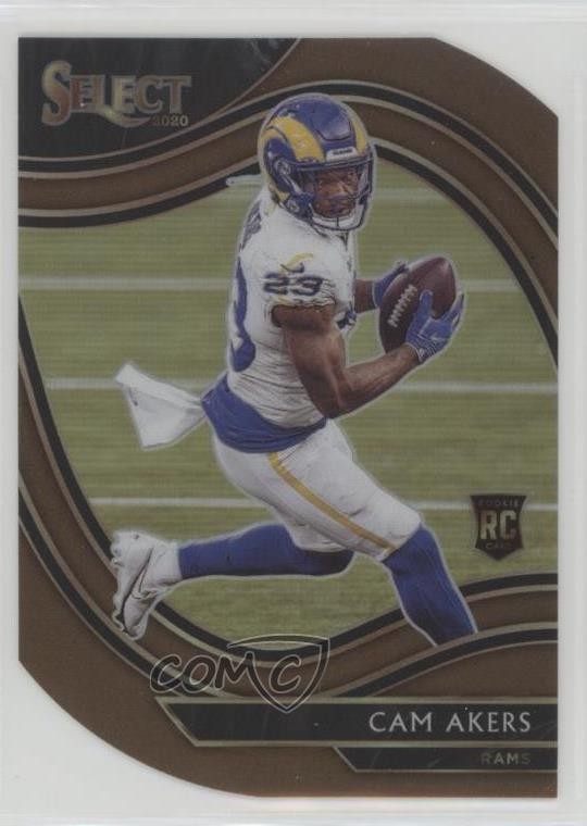 2020 Select Field Level Copper Prizm Die-Cut /355 Cam Akers #355 Rookie RC 1q0b