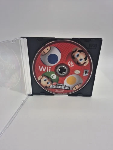 New Super Mario Bros. Wii (Nintendo Wii, 2009) Disc only Tested and Working