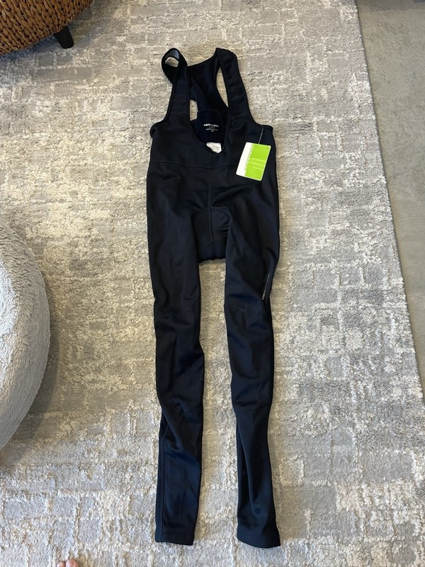 Cannondale Mens Bib Tight Large Black High-Performance Cold Weather Bike Tights