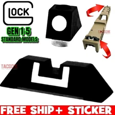 GENUINE OEM GLOCK Sights Polymer Fixed 6.1mm Rear & Front 17 19 22 26 27 34 REAL