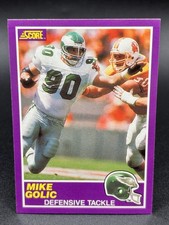 1989 Score Supplemental MIKE GOLIC #403S  Rookie RC Eagles