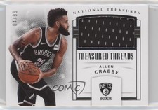 2017-18 Panini National Treasures Treasured Threads 4/99 Allen Crabbe #TTH-4 2k0