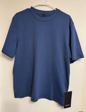 Lululemon Heavyweight Dark Blue Cotton Jersey T-Shirt Size S/P NWT