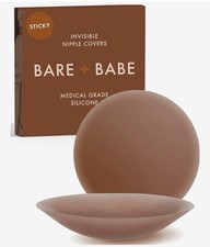 Reusable Silicone Nipple Covers Waterproof,Nude,4 Shades- Sticky Breast Stickers